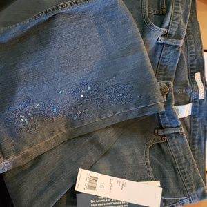 Liz Claiborne Crazy Horse Jeans NWT